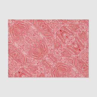 Papel De Seda Vermelho de impressão digital