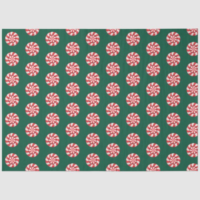 Papel de seda vermelho de Natal (Frente )