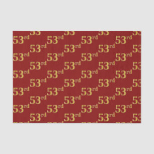 Papel De Seda Vermelho, evento do ouro 53rd do falso