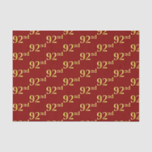 Papel De Seda Vermelho, evento do ouro 92nd do falso