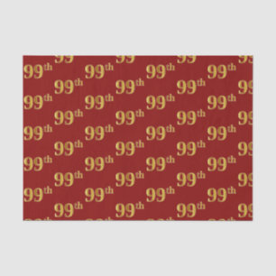 Papel De Seda Vermelho, evento do ouro 99.o do falso