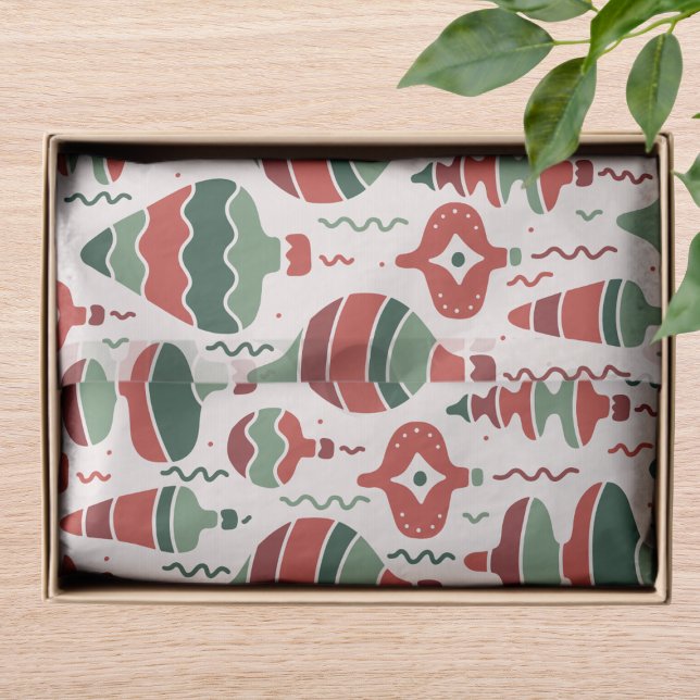 Papel De Seda Vermelhos Vermelhos Decorações da Balança de Natal (Criador carregado)