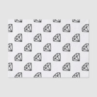 Versão preto e branco do diamante