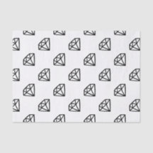 Versão preto e branco do diamante