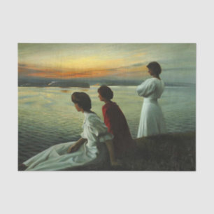 Papel De Seda Véspera de Solstício de Verão por Harald Slott-Mol