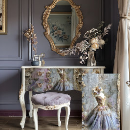 Papel De Seda Vestido dos sonhos Conto de Fadas Fantasia Shabby 