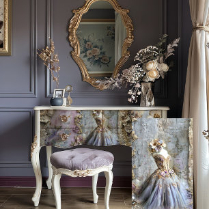 Papel De Seda Vestido dos sonhos Conto de Fadas Fantasia Shabby