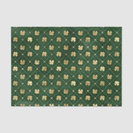Papel De Seda Vestido Dourado Verde Elegante