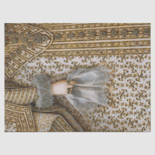 Papel De Seda Vestido Real do Século XVII