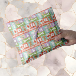 Papel De Seda Veterinária Profissional Icônica