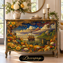 Viagem ao Paraíso Decoupage