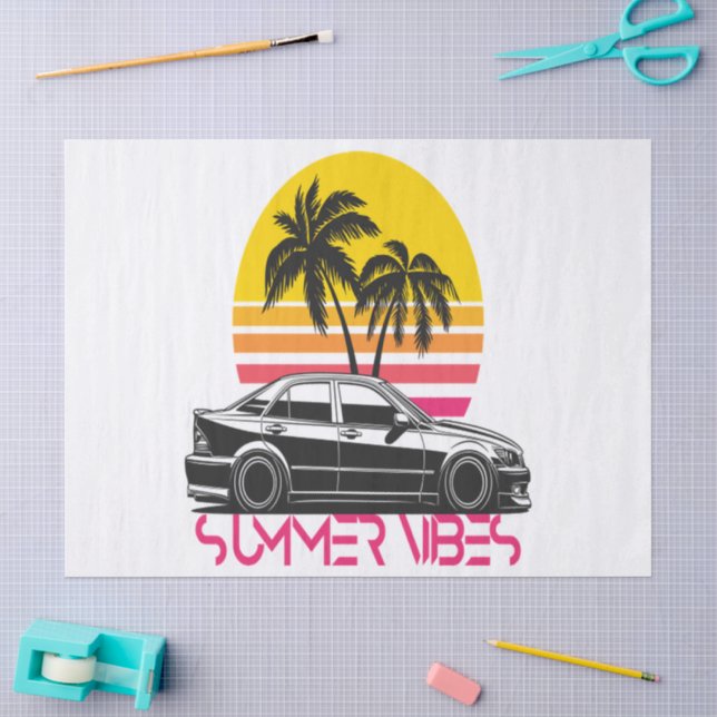 Papel De Seda Vibrações de verão (Arte )