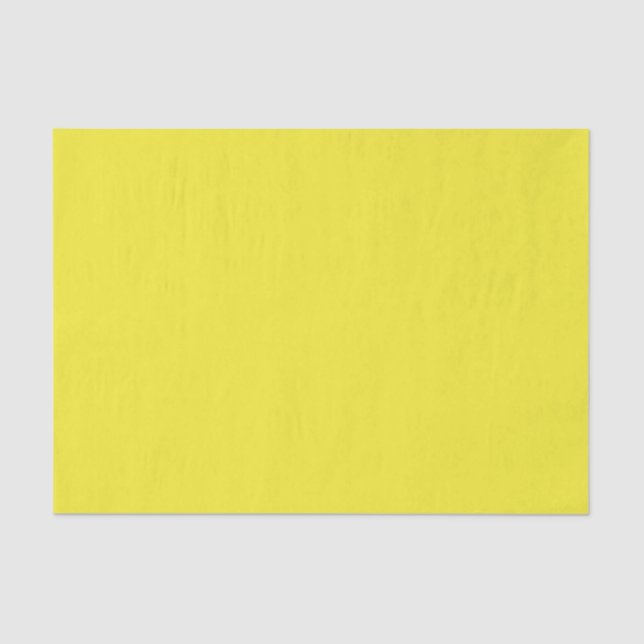 Papel De Seda Vibrant Solid Yellow Background  (Frente )
