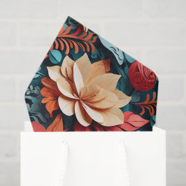 Papel De Seda Vibrante tema de Natal