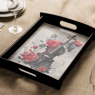 Papel De Seda Victorian Boudoir Antigos Rosas e violinos music