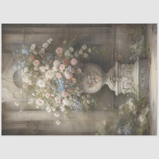 Papel De Seda Victorian Floral (Frente )