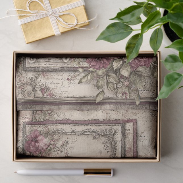 Papel De Seda Victorian & Lace  (Presente)