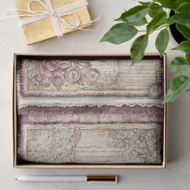 Papel De Seda Victorian & Lace  (Presente)