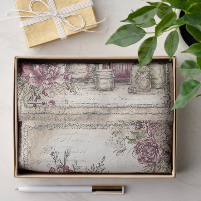 Papel De Seda Victorian & Lace  (Presente)