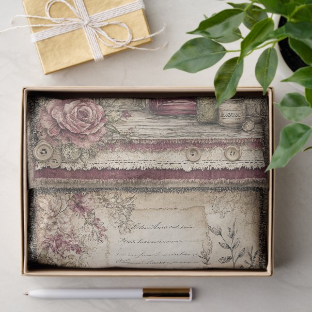 Papel De Seda Victorian & Lace  (Presente)