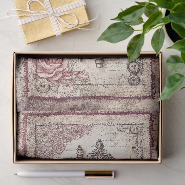 Papel De Seda Victorian & Lace  (Presente)