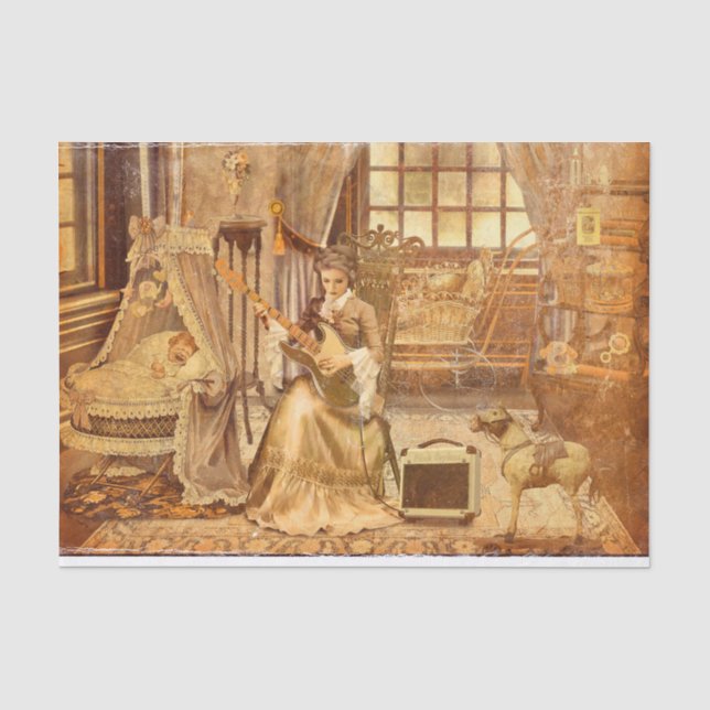 Papel De Seda Victorian Lullaby (Frente )