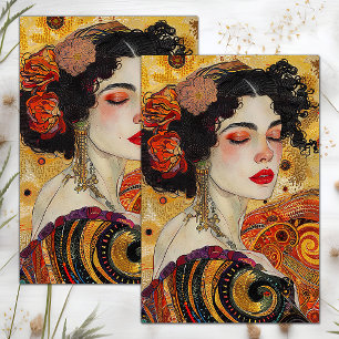 PAPEL DE SEDA VICTORIANO VINTAGE LADY DECOUPAGE