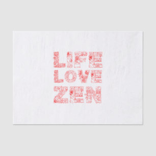 Papel De Seda Vida, Amor, Zen