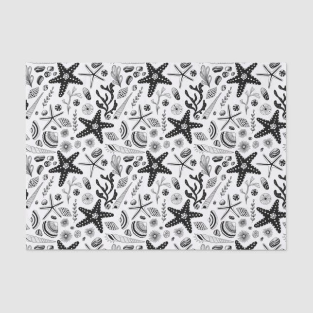 Papel De Seda Vida marinha (Frente )