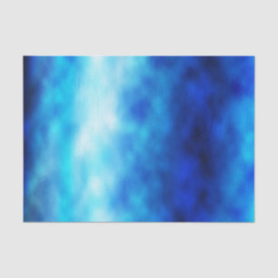 Papel De Seda Vidro Azul