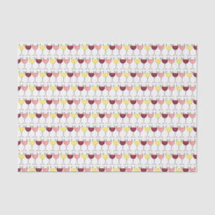 Papel De Seda Vidro de Vidro de Rosé Branco Vermelho Vidro Vinho