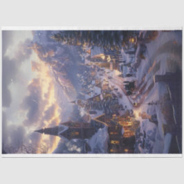 Papel De Seda Village Winter Wonderland #1 Decoupage