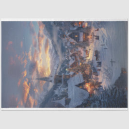 Papel De Seda Village Winter Wonderland #2 Decoupage