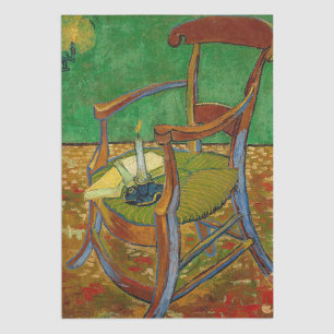 Papel De Seda Vincent van Gogh - A cadeira de rodas de Paul Gaug