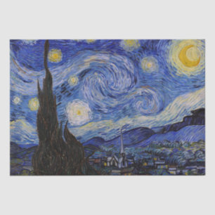 Papel De Seda Vincent Van Gogh - A noite de Starry