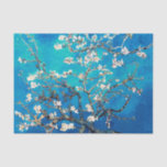Papel De Seda Vincent Van Gogh Almond Blossoms Bright Turquoise<br><div class="desc">Turquesa Almond Blossoms presentes para Festa de casamento, Chá de fraldas ou Partido Primavera: Celebrem suas ocasiões especiais com a beleza encantadora dos Blossomas de Amêndoa de Vincent Van Gogh. Nossos presentes Turquesa de Amêndoas são as fichas perfeitas de apreciação para seus festas de casamento, chás de fraldas ou convidados...</div>