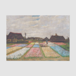 Papel De Seda Vincent van Gogh - Canteiros de Flores na Holanda