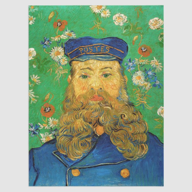 Papel De Seda Vincent Van Gogh - Carteiro Joseph Roulin (Criador carregado)
