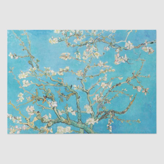 Papel De Seda Vincent van Gogh - Flor de Amendoeira (Frente )