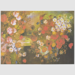 Papel De Seda Vincent van Gogh Flores de Prado e Rosas