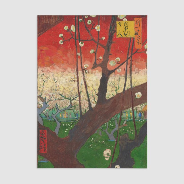 Papel De Seda Vincent van Gogh - Flowering Plum Tree (Criador carregado)