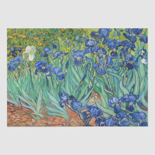 Papel De Seda Vincent Van Gogh - Íris (Frente )