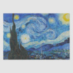 Papel De Seda Vincent Van Gogh Na Noite Estrelada<br><div class="desc">Vincent Van Gogh é o Detalhe da Noite Estrelada</div>