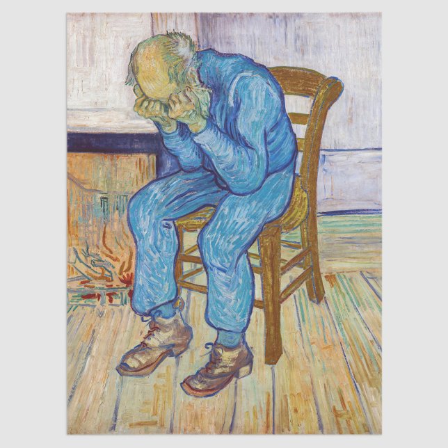 Papel De Seda Vincent van Gogh - Na Porta da Eternidade (Criador carregado)