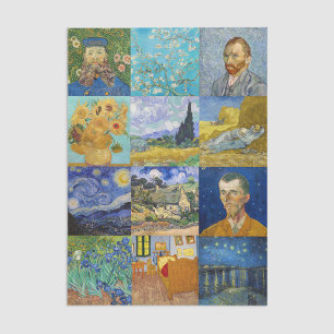 Papel De Seda Vincent Van Gogh - Obras-primas