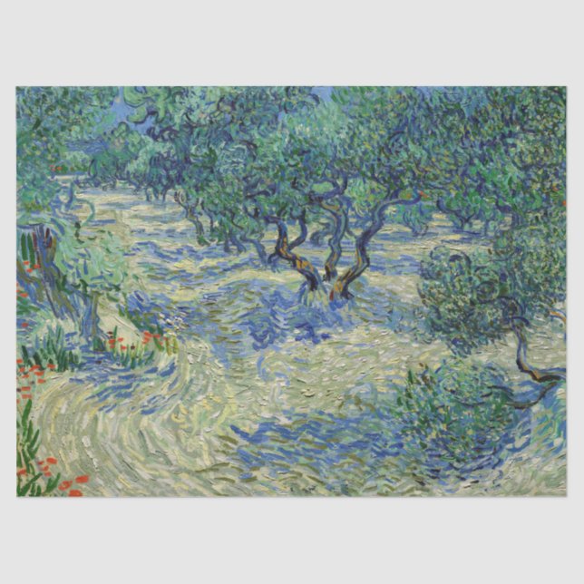 Papel De Seda Vincent van Gogh - Olive Orchard (Frente )