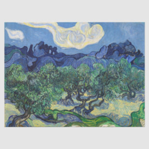 Papel De Seda Vincent van Gogh - Oliveiras com os Alpilles