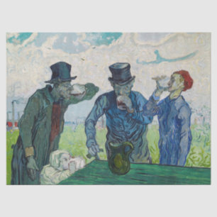 Papel De Seda Vincent van Gogh - Os Bebidas, depois de Daumier