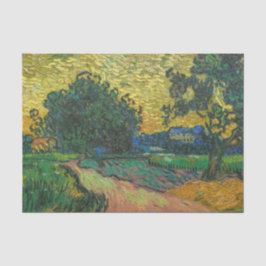 Papel De Seda Vincent van Gogh - Paisagem em Twilight