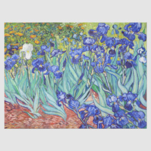 Papel De Seda Vincent Van Gogh pintando Íris